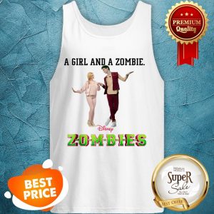Nice Disney Zombies Girl And A Zombie Tank Top