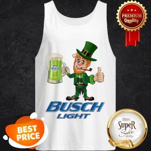 Nice Leprechaun Drink Busch Light Beer Tank Top