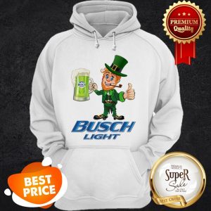 Nice Leprechaun Drink Busch Light Beer Hoodie