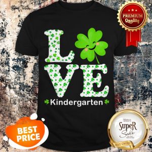 Funny Shamrock Kindergarten Teacher St Patricks Day Teacher Shirt