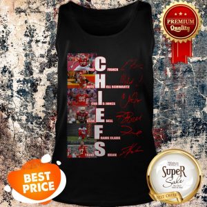Kansas City Chiefs Eric Fisher Mitchell Schwartz Signatures Tank Top
