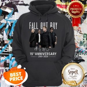 Nice Fall Out Boy Signatures 19th Anniversary 2002-2020 Hoodie