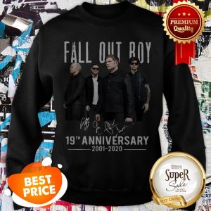 Nice Fall Out Boy Signatures 19th Anniversary 2002-2020 Sweatshirt