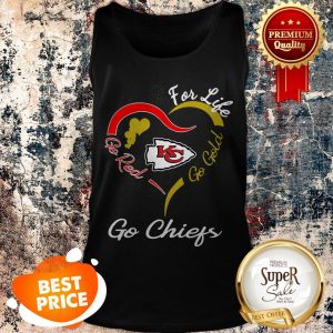 Nice For Life Go Red Go Gold Go Kansas City Chiefs Tank Top