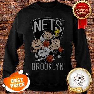 Nice Peanut Characters Mashup Brooklyn Nets Sweatshirt