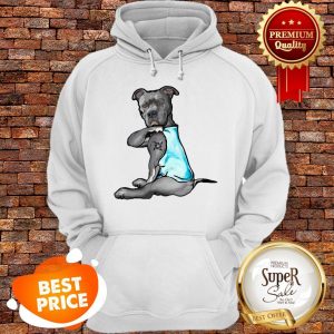 Nice Pitbull Tattoo I Love Metallica Hoodie