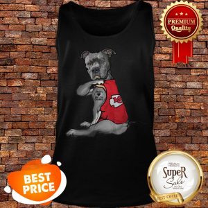 Nice Pitbull Tattoo Love Kansas City Chiefs Tank Top