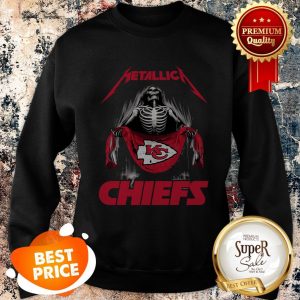 Nice Skull Metallica Kansas City Chiefs Sweatshirt