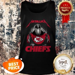 Nice Skull Metallica Kansas City Chiefs Tank Top