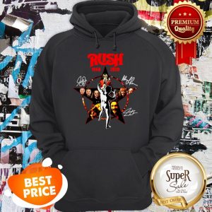 Official Rush 1968-2020 Signatures Autographed Hoodie