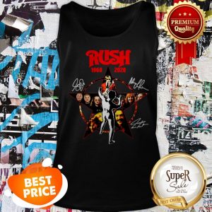 Official Rush 1968-2020 Signatures Autographed Tank Top