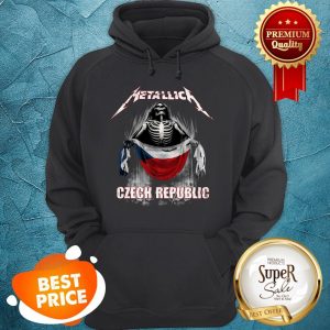 Official Skeleton Metallica Mashup Czech Republic Flag Hoodie