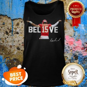 Patrick Mahomes 15 Believe Signature Kansas City Chiefs Tank Top