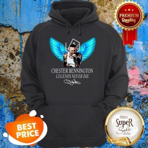 RIP Chester Bennington Legends Never Die Signature Linkin Park Logo Hoodie