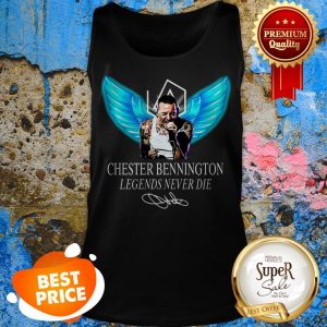 RIP Chester Bennington Legends Never Die Signature Linkin Park Logo Tank Top