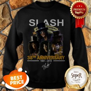 Slash 38th Anniversary 1981 2019 Signature Myles Kennedy Sweatshirt