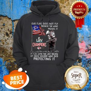Super Bowl Champions 2019 Baby Groot Hug Kansas City Chiefs Hoodie