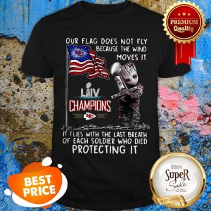 Super Bowl Champions 2019 Baby Groot Hug Kansas City Chiefs Shirt