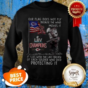 Super Bowl Champions 2019 Baby Groot Hug Kansas City Chiefs Sweatshirt