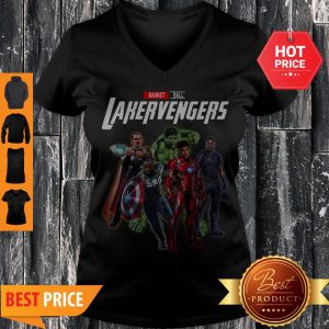 Cute Marvel Avengers Basketball Lakervengers V-neck