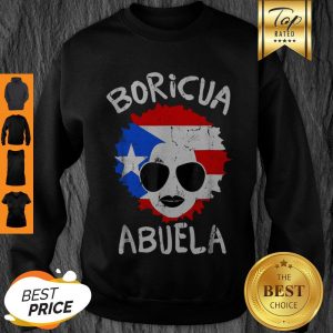 Premium Puerto Rico Ladies Abuela Grandma Flag Mothers Day Sweatshirt