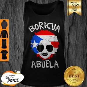 Premium Puerto Rico Ladies Abuela Grandma Flag Mothers Day Tank Top