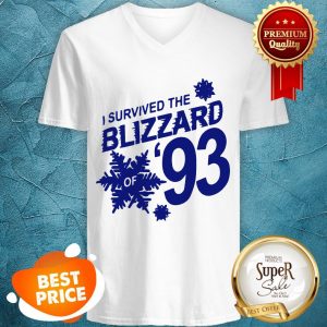 Pretty I Survived The Blizzard Of 93 V-neck