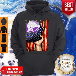 Awesome Taco Bell And America Flag Hoodie