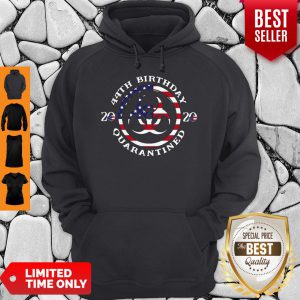 44th Birthday 2020 Quarantined American Flag Hoodie