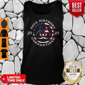 44th Birthday 2020 Quarantined American Flag Tank Top