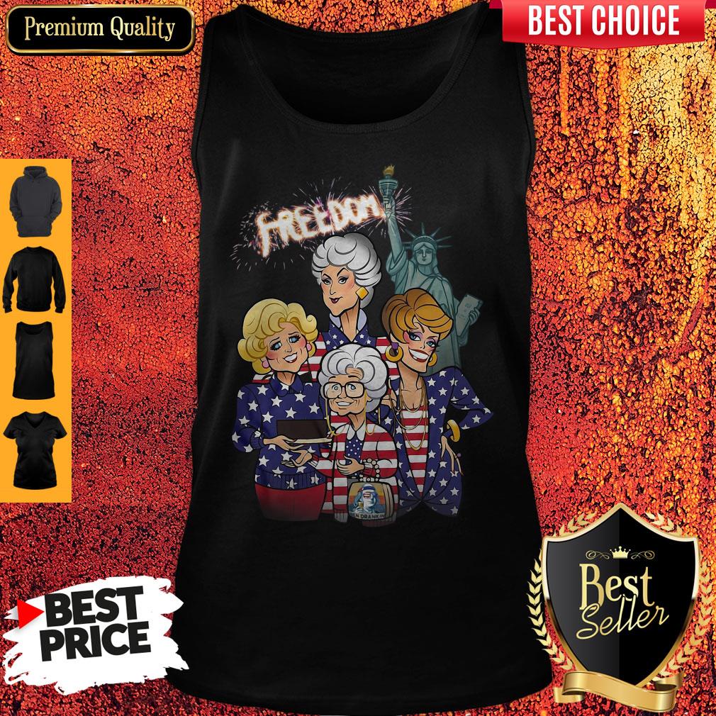 American Ben Drankin The Golden Girl Freedom Tank Top American Ben Drankin The Golden Girl Freedom Tank Top