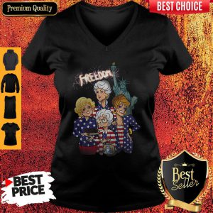 American Ben Drankin The Golden Girl Freedom V-neck