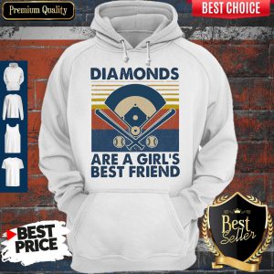 Baseball Diamonds Are A Girl’s Best Friend Vintage Hoodie