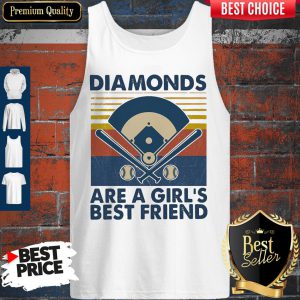 Baseball Diamonds Are A Girl’s Best Friend Vintage Tank Top
