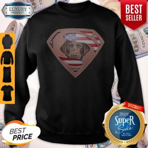 Blood Insides Superman Labrador Retriever American Flag Independence Day Sweatshirt