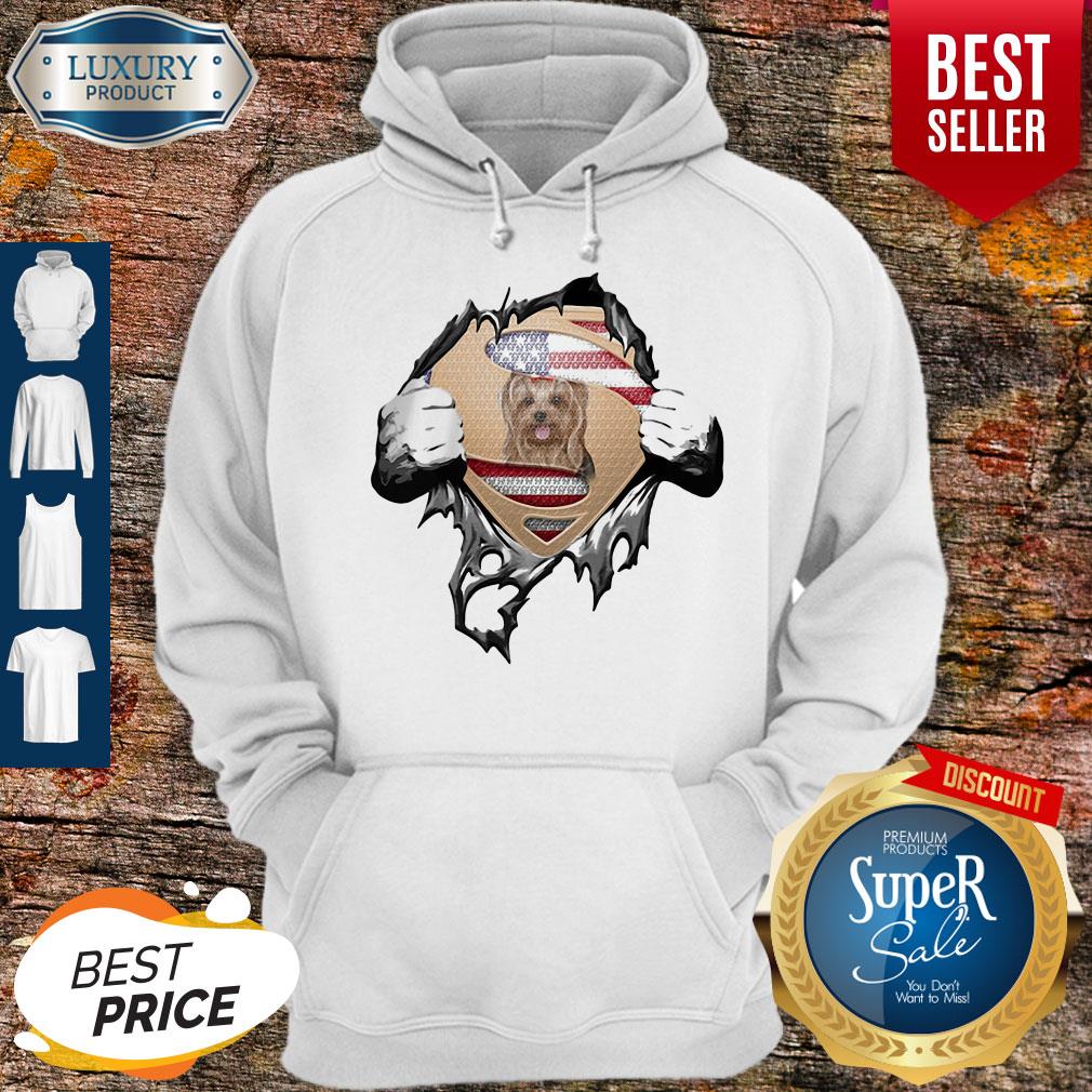 Blood Insides Superman Yorkshire Terrier American Flag Independence Day Hoodie Blood Insides Superman Yorkshire Terrier American Flag Independence Day Hoodie