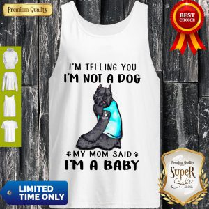 Cute Bouvier Des Flandres I’m Telling You I’m Not A Dog Tank Top