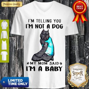 Cute Bouvier Des Flandres I’m Telling You I’m Not A Dog V-neck