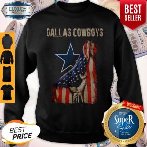 Dallas Cowboys American Flag Independence Day Sweatshirt