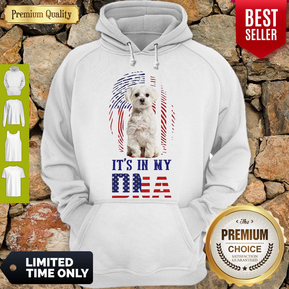 Official It's In My Dna Dog American Flag Hoodie Official It's In My Dna Dog American Flag Hoodie
