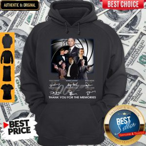 James Bond 007 Fans Thank You For The Memories Signature Hoodie