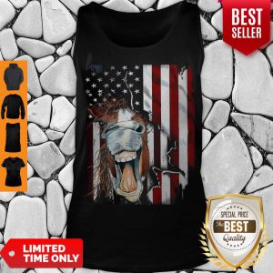 Nice Horse Face Flag Tank Top