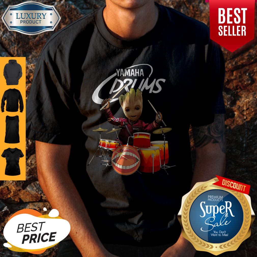 Official Baby Groot Show Animal Yamaha Drums Shirt Official Baby Groot Show Animal Yamaha Drums Shirt