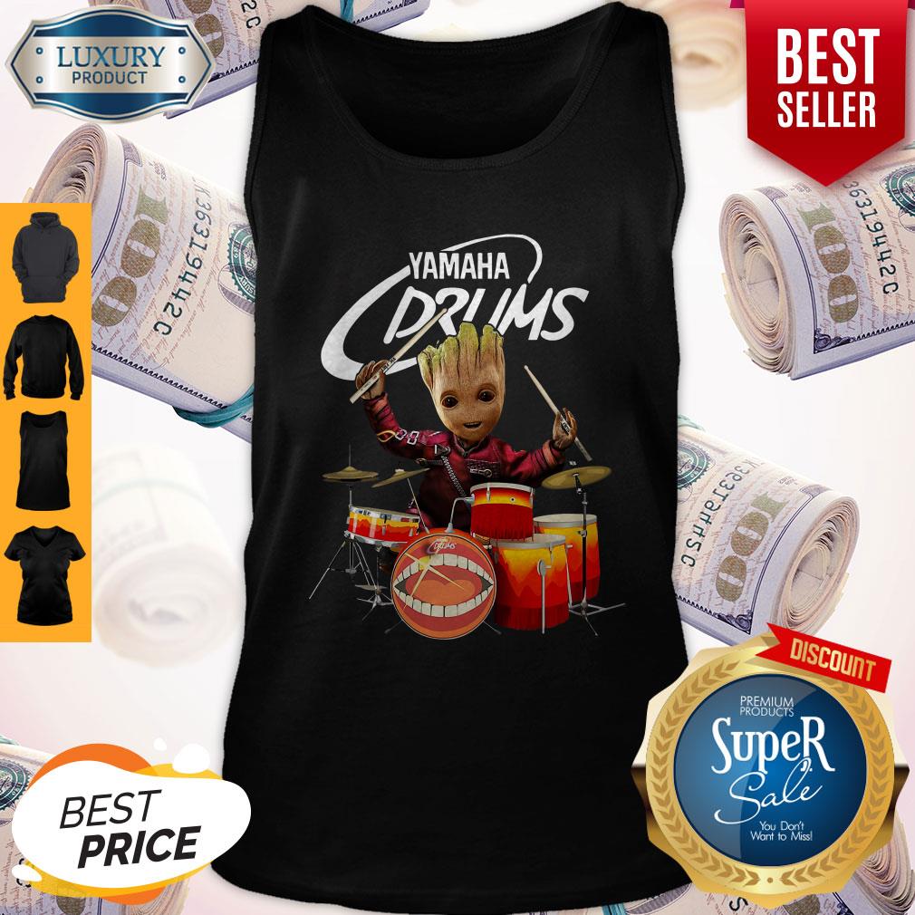 Official Baby Groot Show Animal Yamaha Drums Tank Top Official Baby Groot Show Animal Yamaha Drums Tank Top