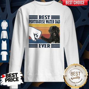 Official Best Portuguese Water Dad Ever Vintage Sweatshirt