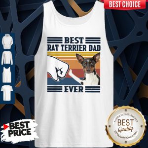 Official Best Rat Terrier Dad Ever Vintage Tank Top