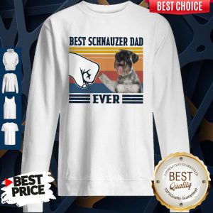 Official Best Schnauzer Dad Ever Vintage Sweatshirt