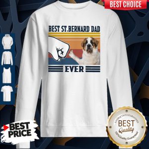 Official Best St.Bernard Dad Ever Vintage Sweatshirt