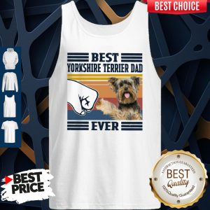 Official Best Yorkshire Terrier Dad Ever Vintage Tank Top