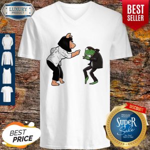Official Frog Piggy Fiction Dance V-neck